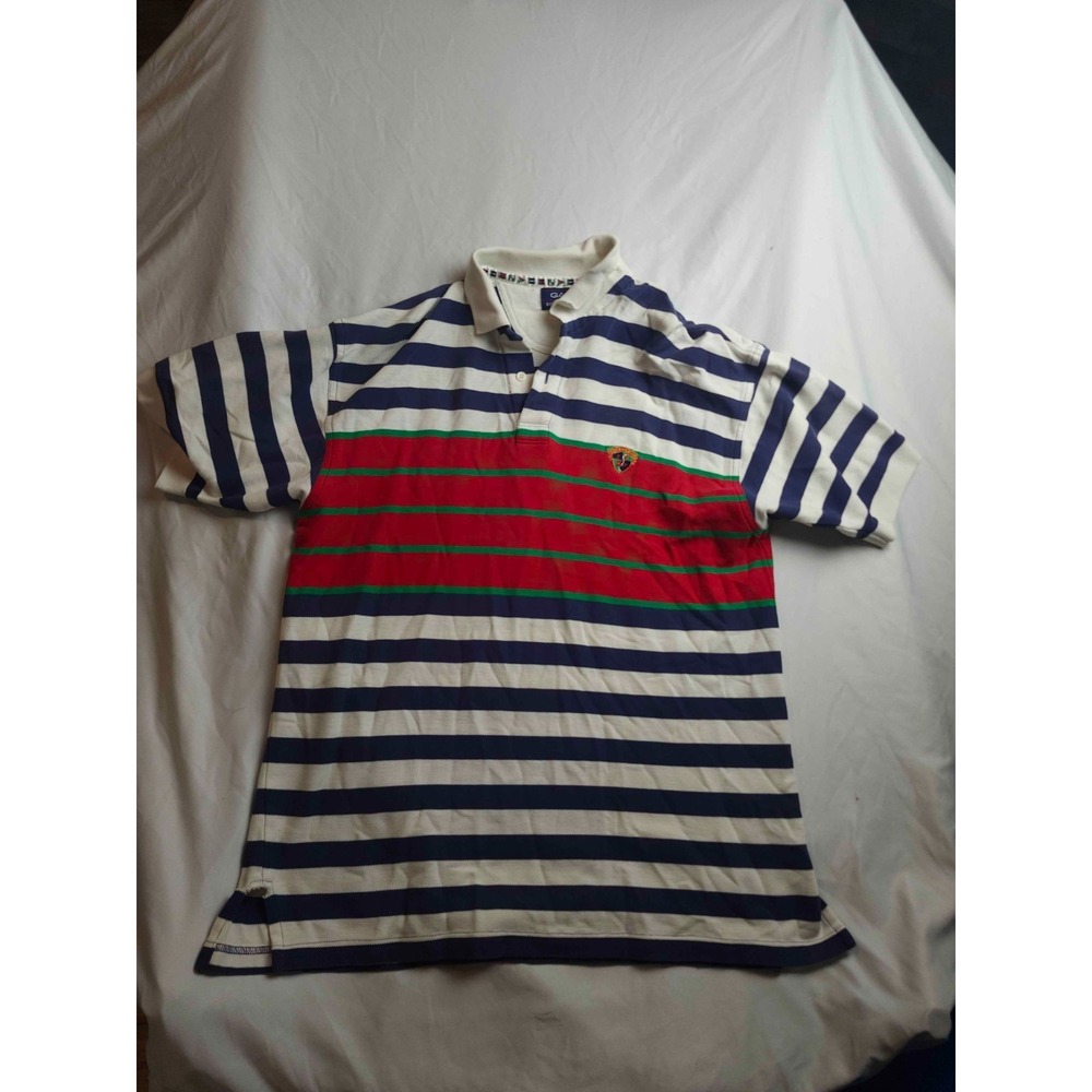 Vtg 90s Gant Polo shirt Mens L Classic Ivy League Nautical Coastal Old Money Y2K